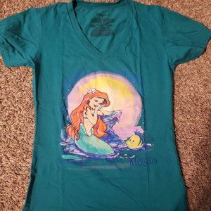 Little Mermaid/Ariel V-neck T-shirt